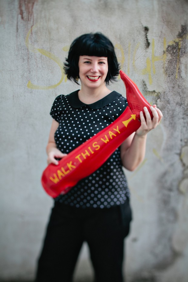 Priscilla Sutton, Curator of the Spare Parts Exhibition.